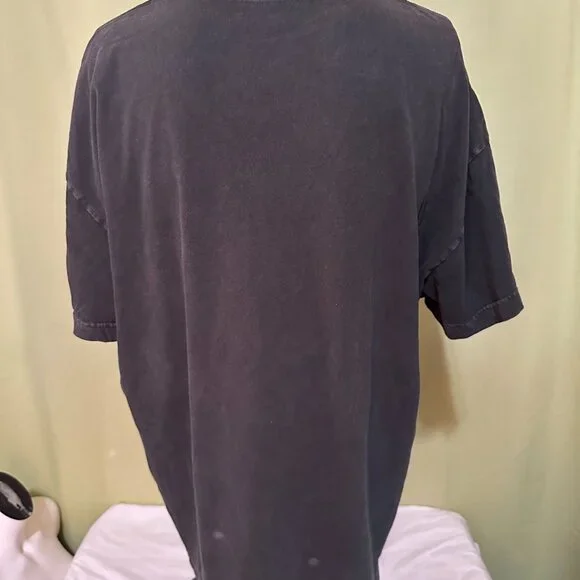 Miller High Life Distressed Abercrombie Fitch Men's Black T Shirt 2XL XXL - Picture 3 of 3